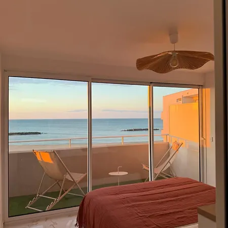 Cote Soleil 4e Etage Face A La Acces Direct Parking Clim Wifi * Valras-Plage