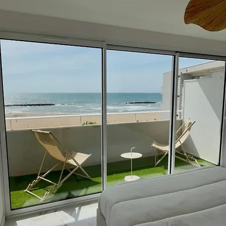 Cote Soleil 4e Etage Face A La Acces Direct Parking Clim Wifi Lejlighed Valras-Plage